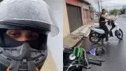 Passageira pede 'escolta' a motociclista por app em Teresina e situação viraliza nas redes