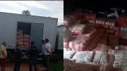 PM recupera 50 toneladas de arroz roubado no Maranhão