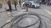 Polícia apreende 1 tonelada de cabos de cobre e prende 8 em Magé
