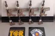Polícia apreende quatro fuzis e produtos de perfumaria em abordagem na rodovia de Dracena