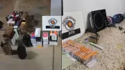 Polícia apreende remédios e anabolizantes escondidos em fogão e hoverboard em rodovia de Icém