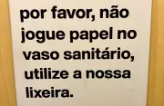 Por que não devemos jogar papel higiênico no vaso sanitário no Brasil?