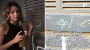 Prefeitura de Porto Alegre critica ex-BBB Samira Sagr por pichação em muro