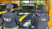PRF prende homem com mandado por roubo durante fiscalização em ônibus no Piauí
