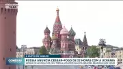 Rússia anuncia cessar-fogo de 32 horas com a Ucrânia a partir deste sábado
