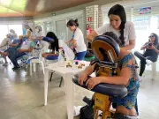Saúde de Rua 2026 oferece massagens e serviços gratuitos de beleza em Boa Vista