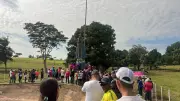 Santuário com santos gigantes atrai peregrinos de todo o mundo no interior de São Paulo
