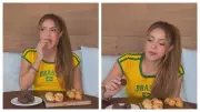 Shakira prova brigadeiro e coxinha antes de show gratuito no Rio de Janeiro