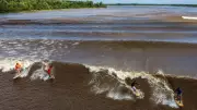 São Domingos do Capim sedia competição de surfe na pororoca com prêmio de R$ 20 mil