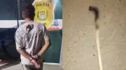 Suspeito de agredir idoso com foice é solto em audiência de custódia