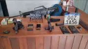 Suspeitos de duplo homicídio são presos com armas em Boca do Acre, no AM