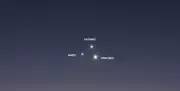 Triângulo Planetário: Marte, Mercúrio e Saturno Formam 'Três Marias' no Céu de SP