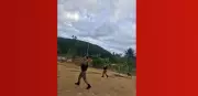 Vídeo mostra prisão de homem por estupro de vulnerável em Cantagalo, MG