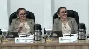 Vereadora faz gesto obsceno durante sessão em Ubajara e causa polêmica