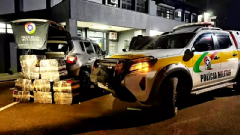 306 kg de maconha são apreendidos em motel de Caçador (SC)