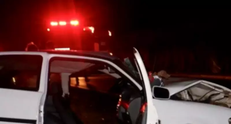 Acidente grave em Matão: um morto e cinco feridos em colisão frontal