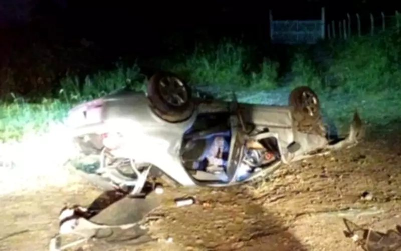 Acidente na BR-101: mulher morre e três ficam feridas após capotamento na Bahia