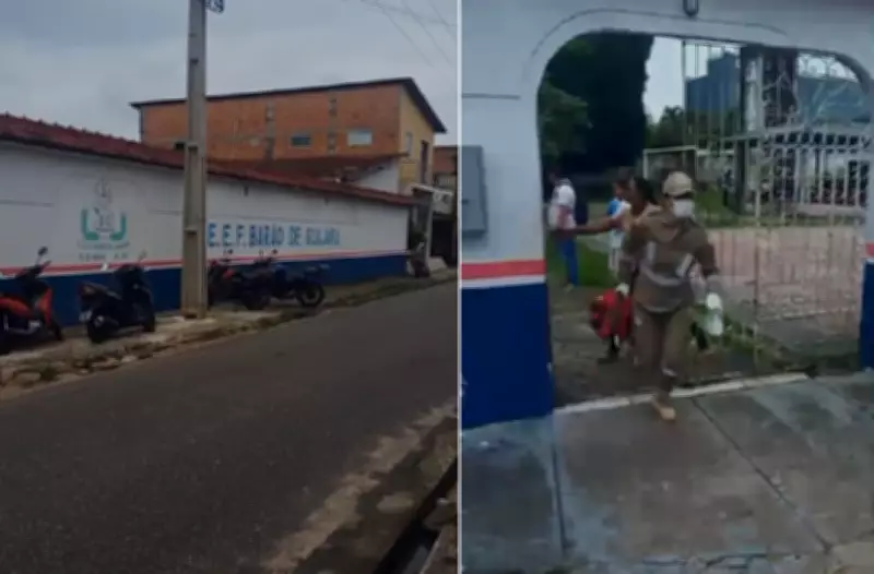 Adolescente ferido por facão dentro de escola em Vigia, Pará