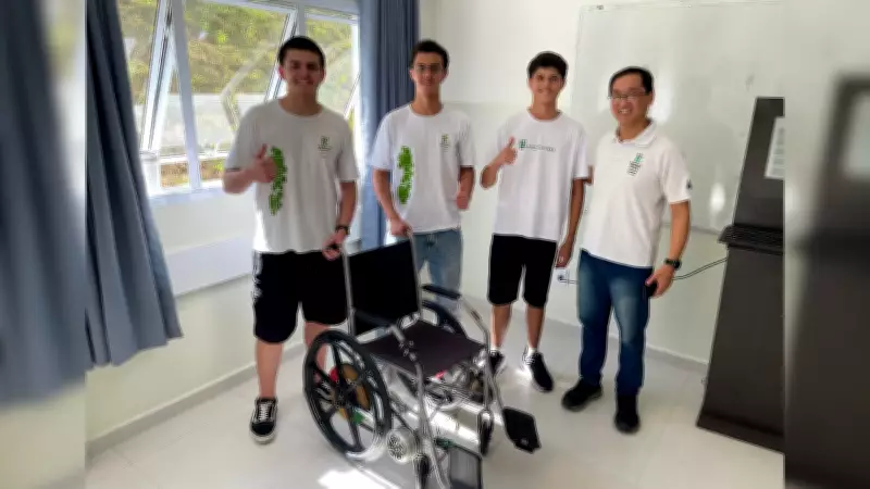 Alunos de Sorocaba criam cadeira de rodas elétrica de baixo custo com peças de skates apreendidos