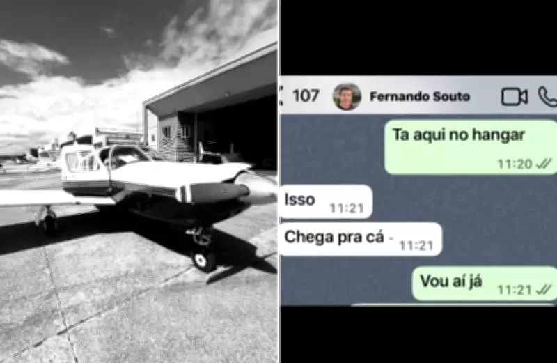 Amigo encontra piloto minutos antes de queda de avião em BH