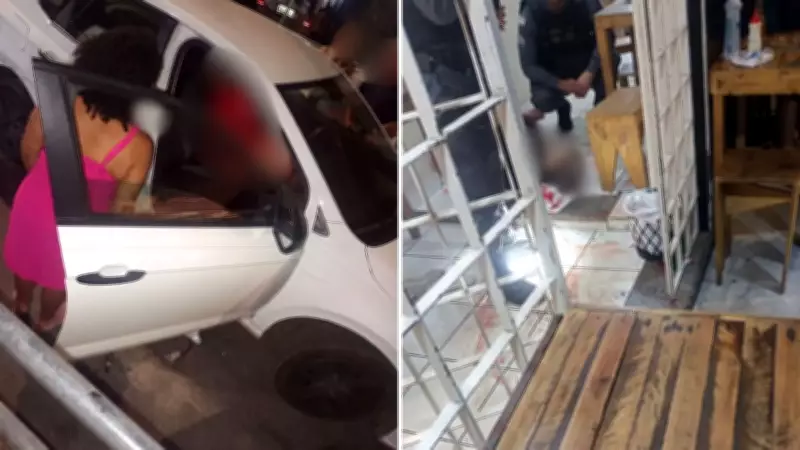 Ataque a tiros: homem morto dentro de carro e jovem ferido em Cariacica
