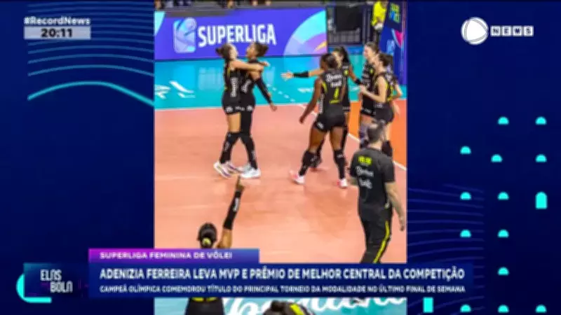 Atleta do Praia Clube leva MVP e prêmio de melhor central da Superliga de vôlei