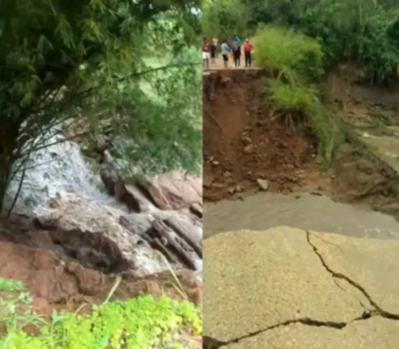 Barragem rompe e barreiros cedem no Agreste da PB; morador desalojado