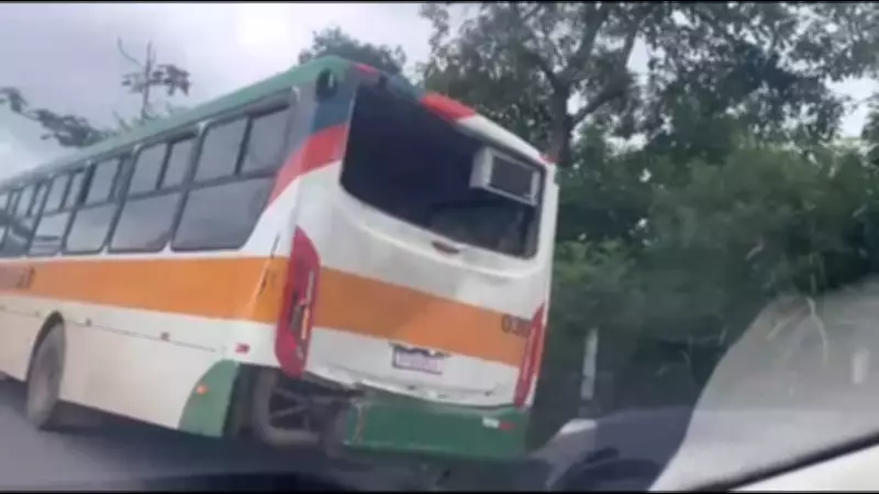 Batida entre dois ônibus escolares deixa feridos em Biritiba Mirim
