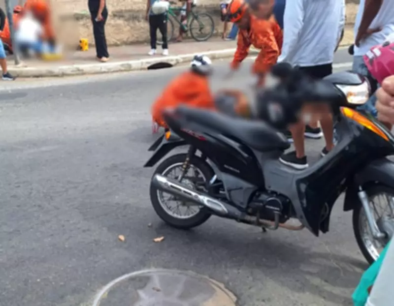 Batida entre motos fere duas mulheres em Três Rios