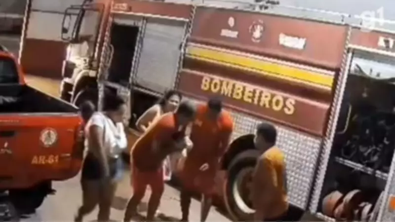 Bebê de 1 mês engasgada é salva por bombeiros em Chapadinha