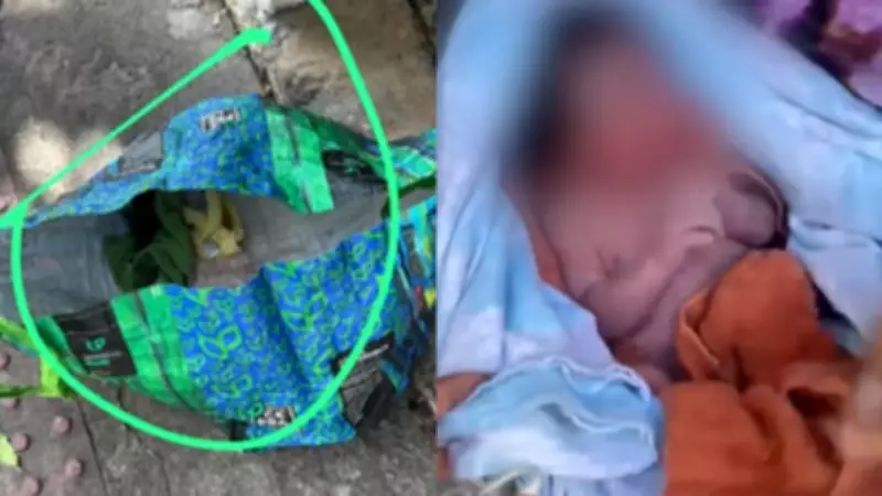 Bebê recém-nascido é abandonado em sacola de feira em Guarapari