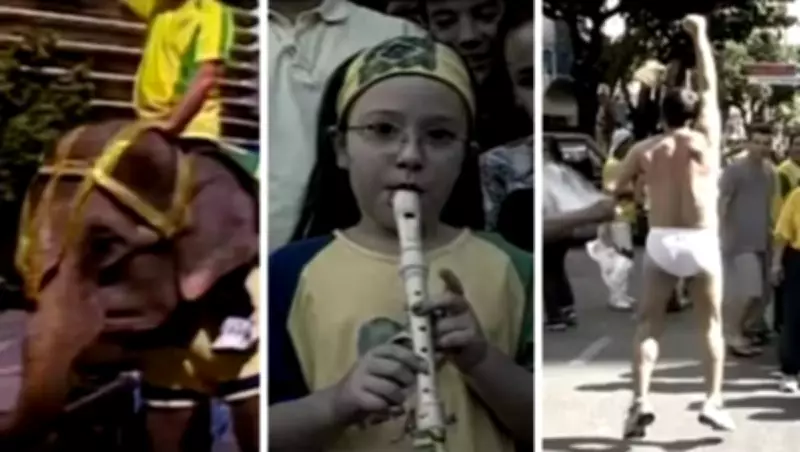 BH celebrou título de 2002 com sósia de Felipão em elefante e promessa de cueca