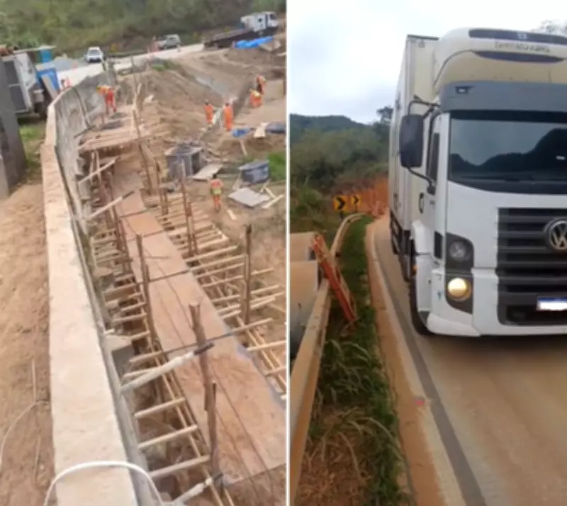BR-495 libera tráfego de veículos pesados após mais de 40 dias de interdição parcial