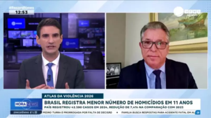 Brasil atinge menor número de homicídios em 11 anos com 42.590 casos em 2024