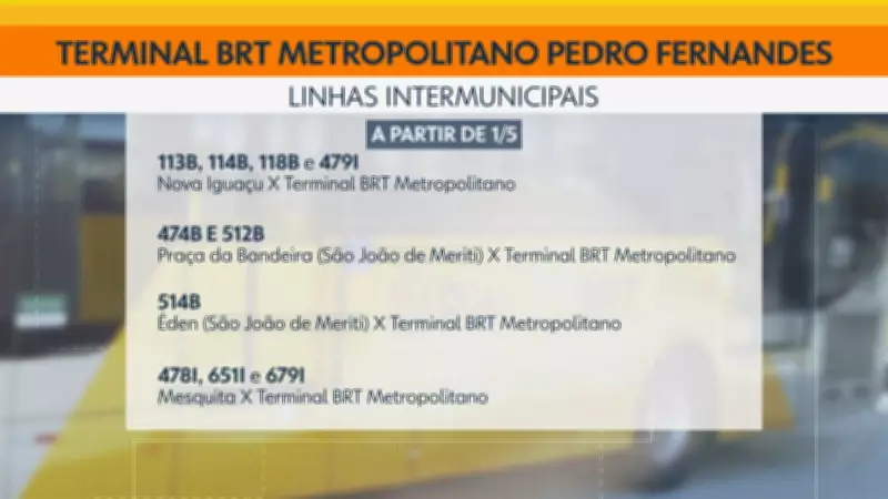 BRT Metropolitano integra 7 novas linhas intermunicipais no Rio