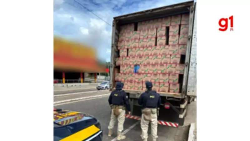 Caminhoneiro é preso com 517 mil maços de cigarros contrabandeados na BR-343