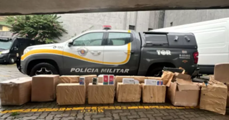Carga de contrabando de R$ 2 milhões é apreendida em Araçariguama