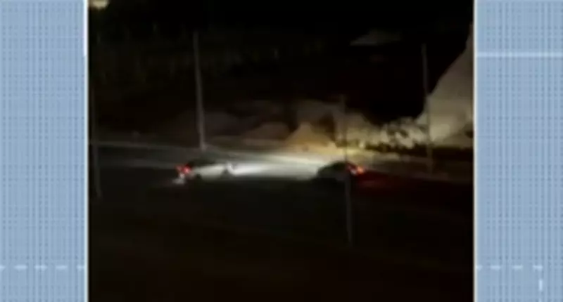 Carro flagrado realizando 'cavalo de pau' em via de Maceió; multa é de R$ 2.934