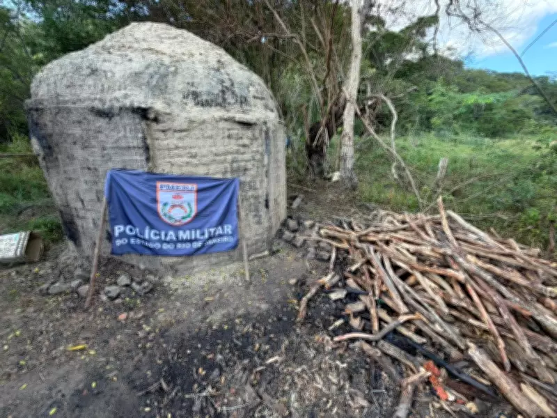 Carvoaria ilegal é flagrada e 40 sacos de carvão são apreendidos em Cardoso Moreira