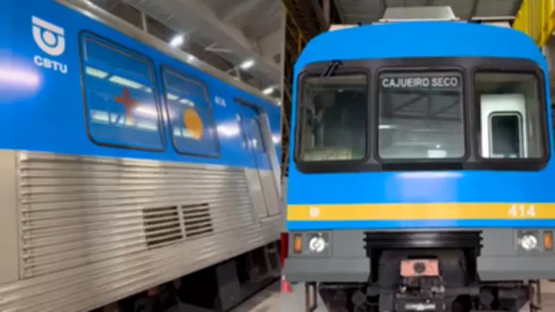 CBTU envia trens de BH para evitar colapso no Metrô do Recife em 2027