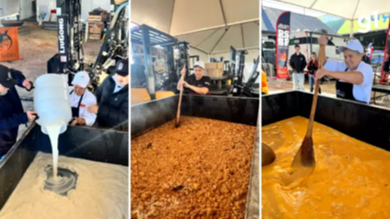 Chef prepara maior ambrosia do mundo com 196 litros no Rio Grande do Sul