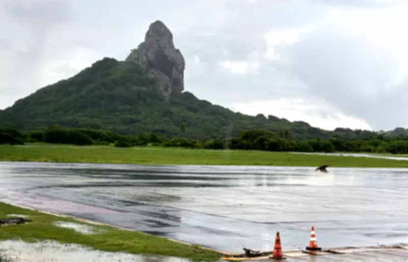 Chuvas em Noronha: quatro voos da Azul cancelados pela terceira vez na semana