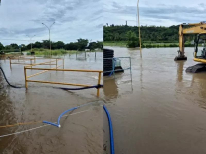 Chuvas inundam estação e interrompem abastecimento de água em João Pessoa, Cabedelo e Conde