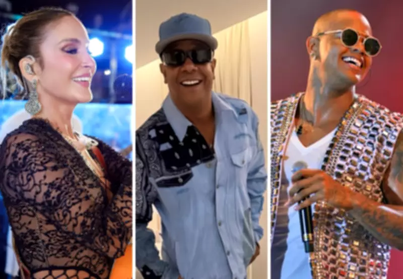 Claudia Leitte, Psirico e Léo Santana no Miracaxi 2026 em Miracema