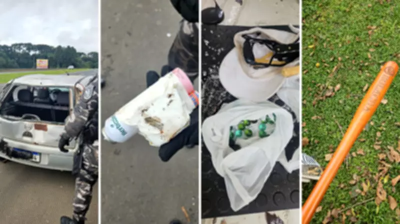 Confronto entre torcidas em Ponta Grossa: cinco presos em emboscada na BR-376