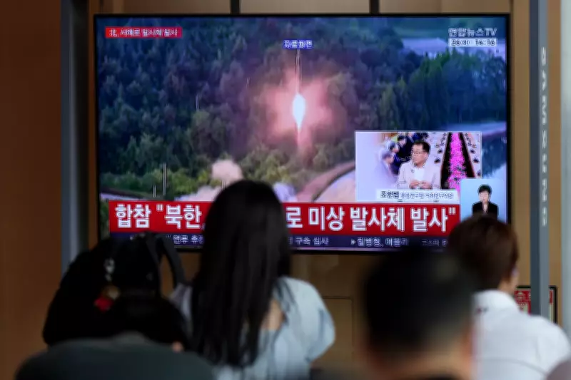 Coreia do Norte lança mísseis balísticos em direção ao mar