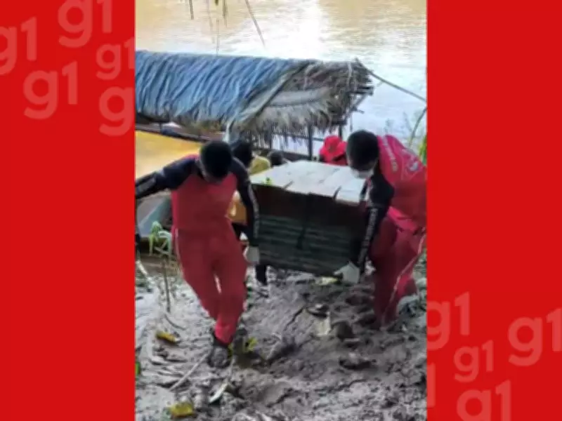 Corpo de indígena que se afogou no Rio Envira é resgatado por bombeiros