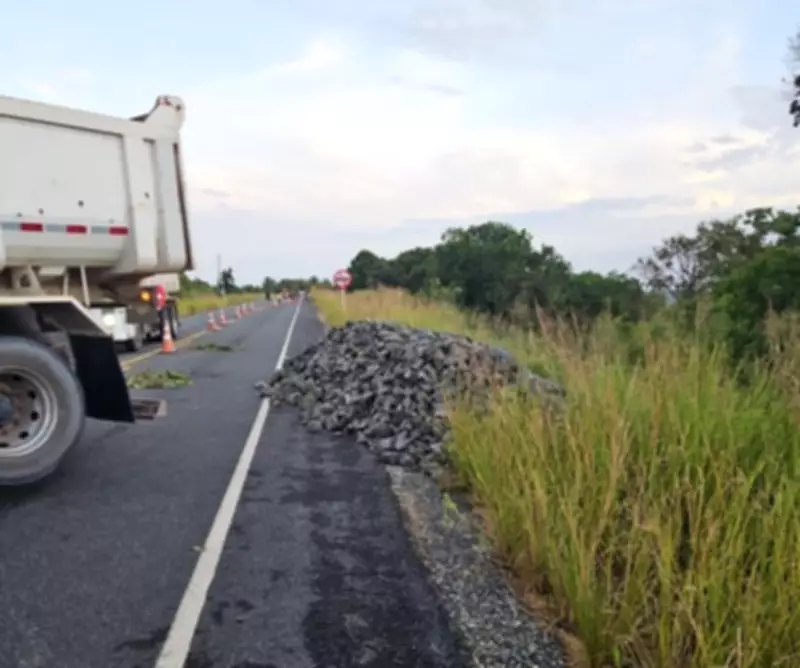 DER-PB monitora rodovias após chuvas e realiza intervenções na PB-036 e PB-028