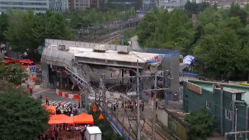 Desabamento de viaduto em Seul deixa três mortos e quatro feridos