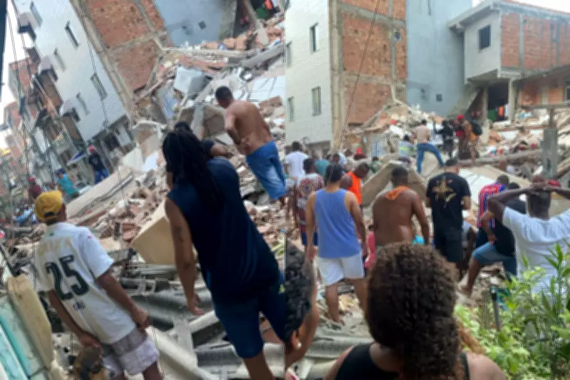 Desabamento em Salvador deixa 12 famílias desabrigadas e três mortos